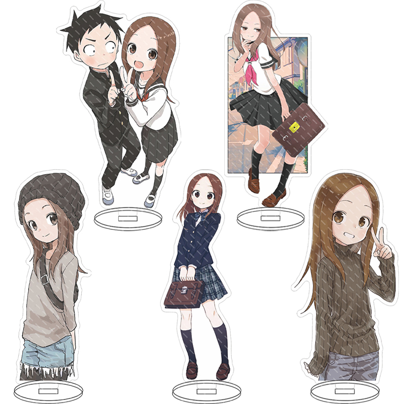 Anime Merchandise Collection - 16 センチメートルアニメフィギュアからかい上手の高木さん西片高木コスアクリルスタンド装飾品かわいいクリスマスギフト
