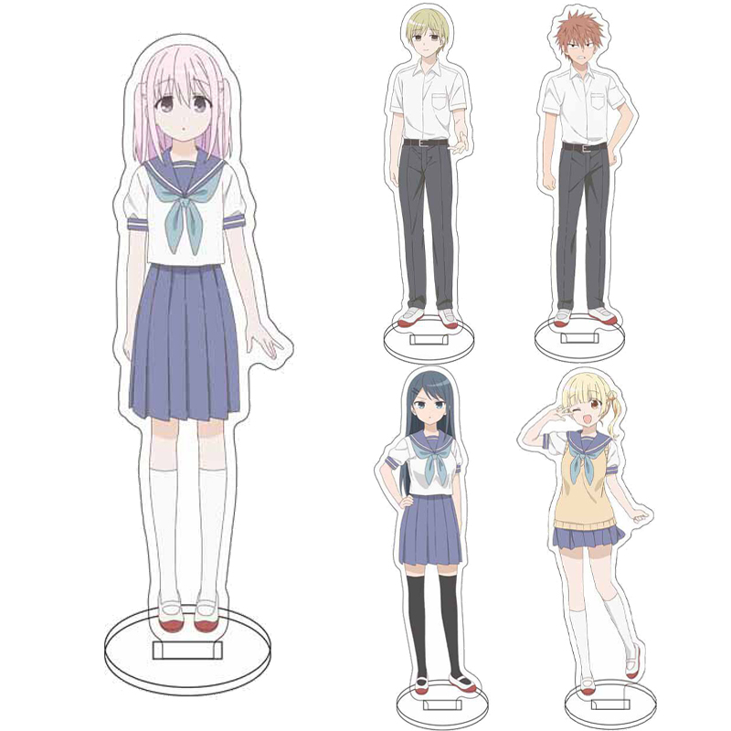 Anime Merchandise Collection - 16CMアニメ「表情のない柏田」と「表情豊かな尾田」 ‌ ‌ フィギュア 桂田さん 小田くん
