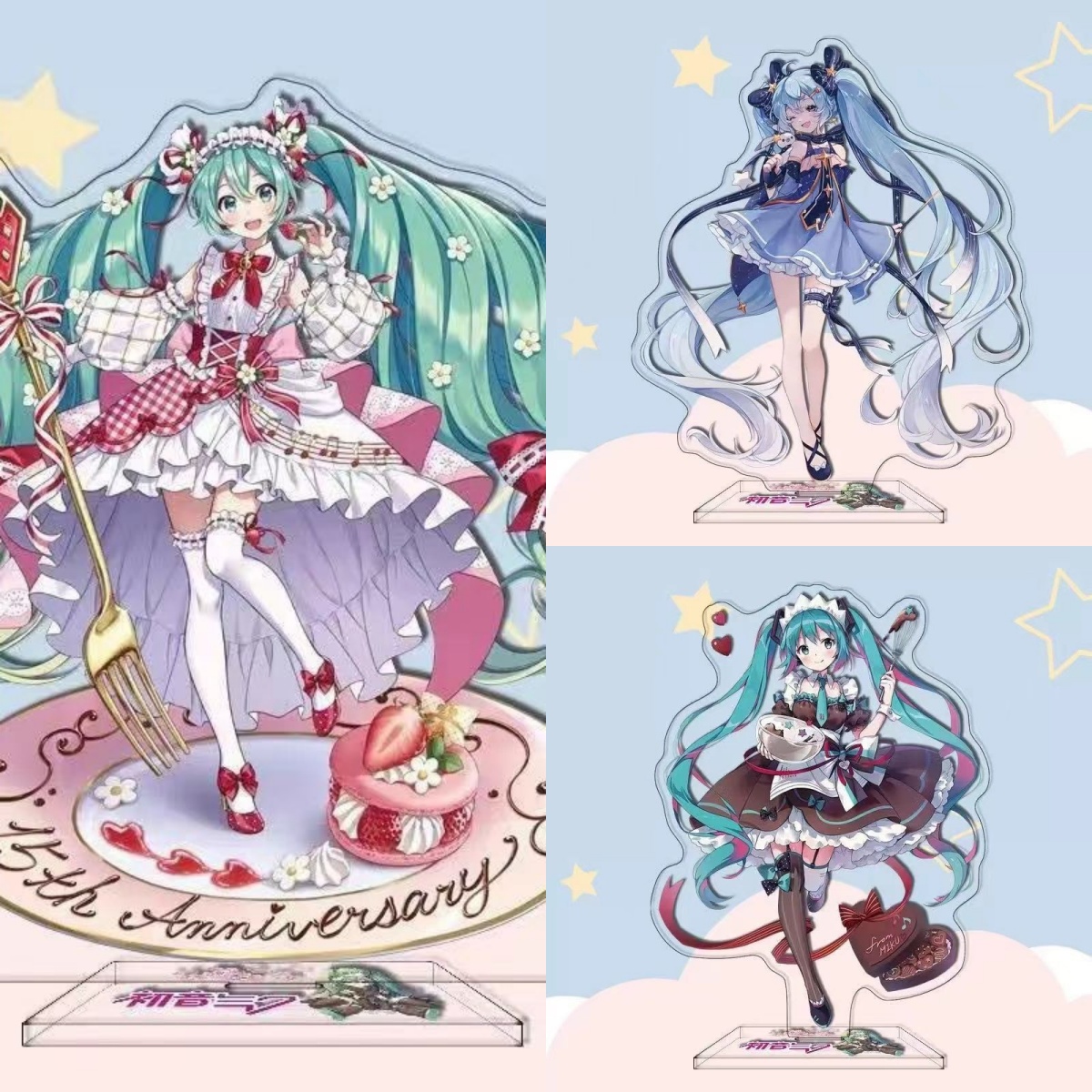 Anime Merchandise Collection - 初音ミク アニメキャラクター アクリルスタンド バーチャルシンガー デスクデコレーション ファンコレクション
