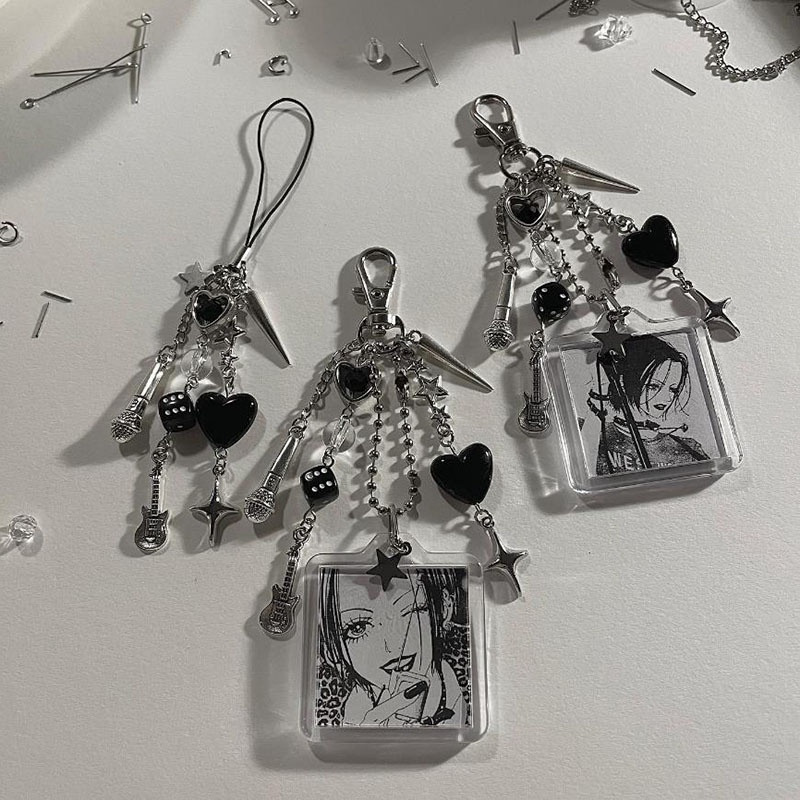 Nana Anime Merchandise - ナナ キーホルダー ビーズ 電話チャーム y2k