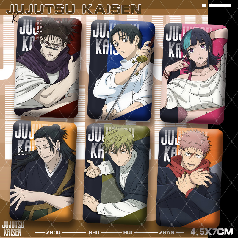 呪術廻戦プレミアムスクエアダブルフラッシュバッジピン絶妙なア - Premium Anime Merchandise のレビューと価格