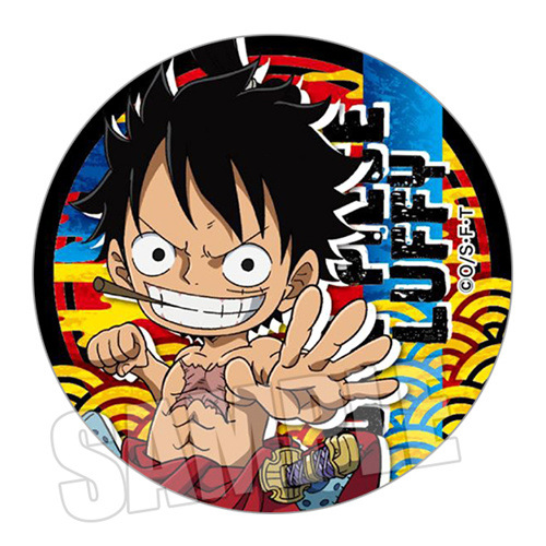 ワンピース Qバージョン アニメバッジ ルフィ トラファルガ - Anime Merchandise For Kids のレビューと価格