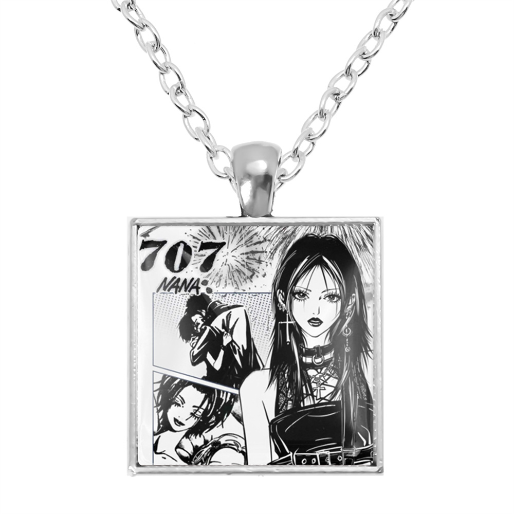 日本アニメファッションナナマンガ大崎ガラススクエアネックレス - Nana Anime Merchandise のレビューと価格